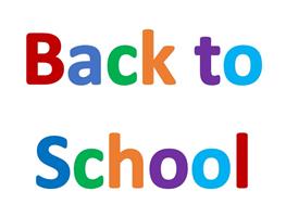 Back to School Multi-Colour Font Image 2 Lines
