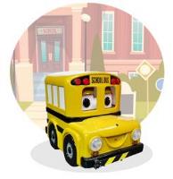 Logo for the Buster the Bus Primary Safety Program